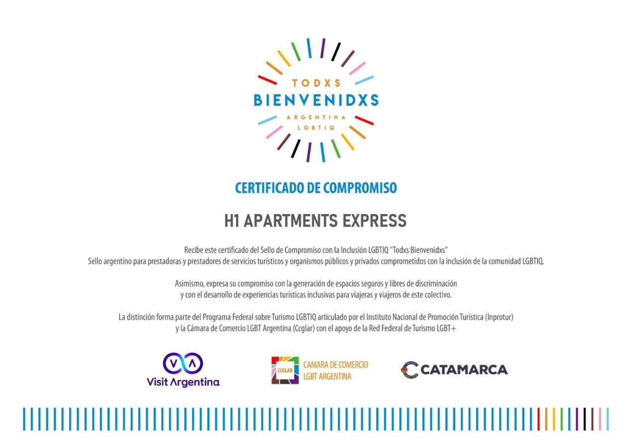 H1 Apartments Hotel サン・フェルナンド・デル・バジェ・デ・カタマルカ エクステリア 写真